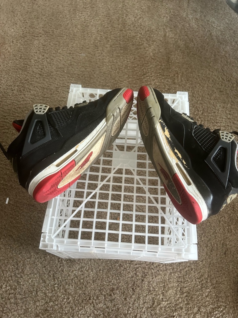 Nike Black and Red Men's Retro Basketball Sneakers
